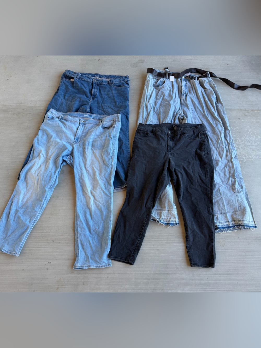 Women’s Size 22 Denim Jeans Bundle Lot | Reseller Wholesale Bulk Jeans Y2K
